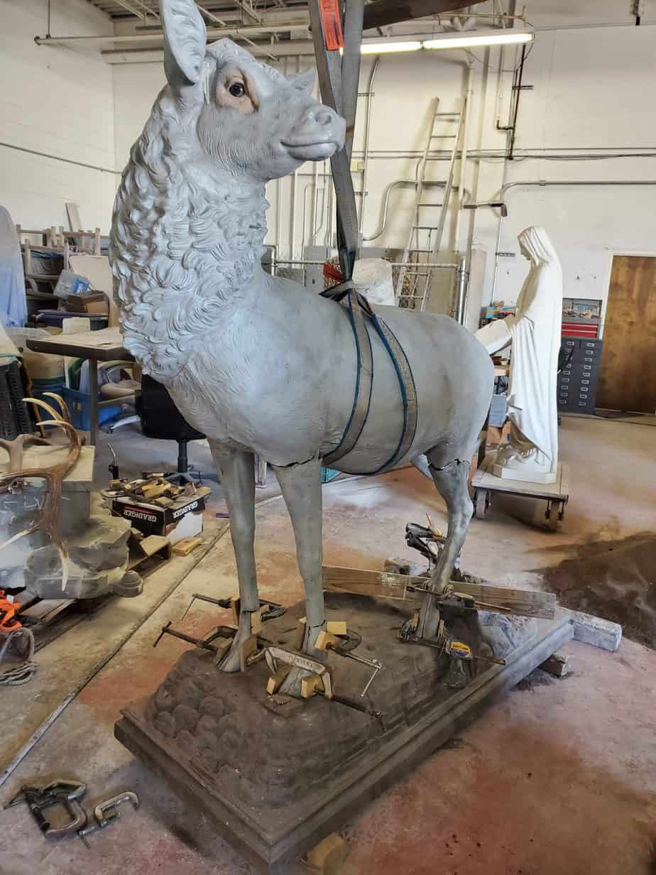 Statue Cleaning, Painting and Repairs